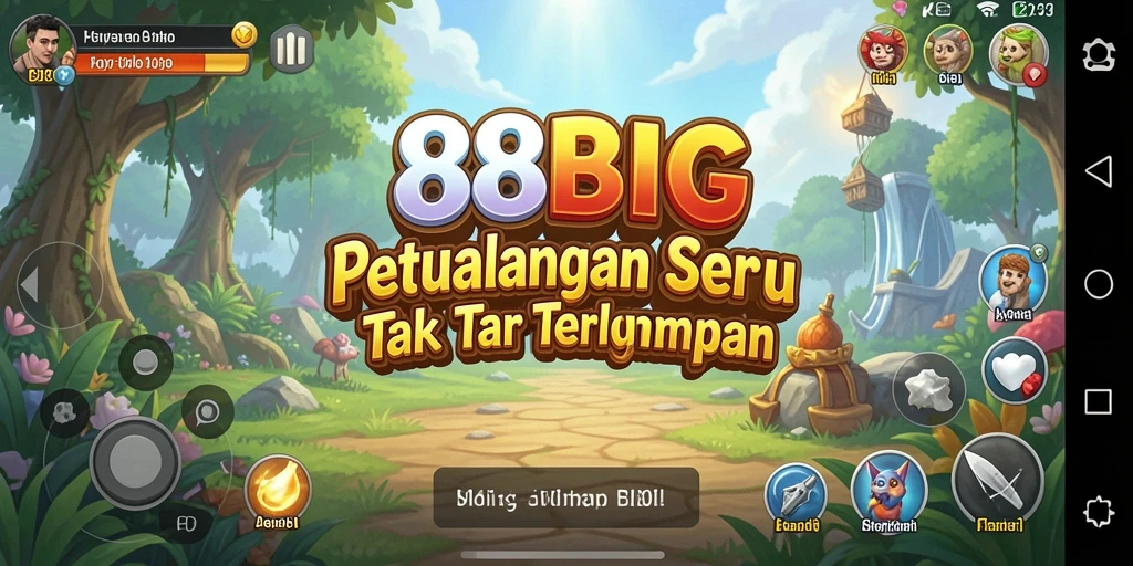 Tampilan gameplay 88BIG yang menakjubkan dan mendebarkan.