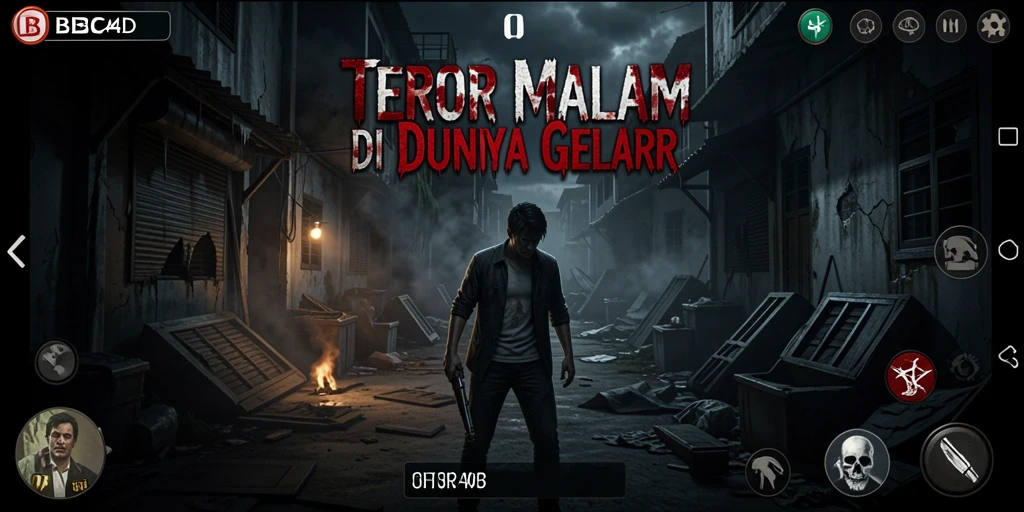Gameplay mencekam BBCA4D dengan suasana horor yang kuat.