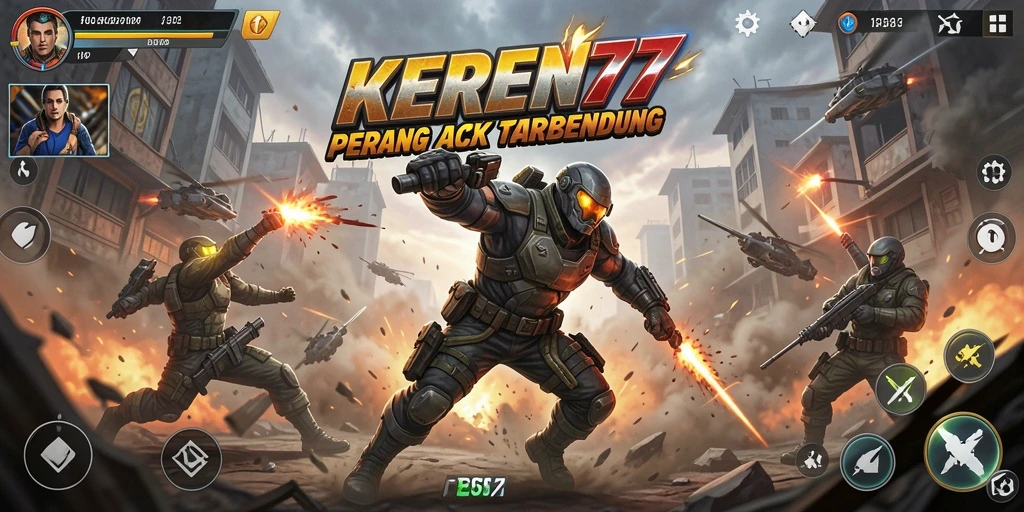 Gambaran gameplay seru KEREN77 dengan aksi mendebarkan.