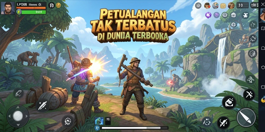 Tampilan menakjubkan dari gameplay LPO88 di dunia terbuka.