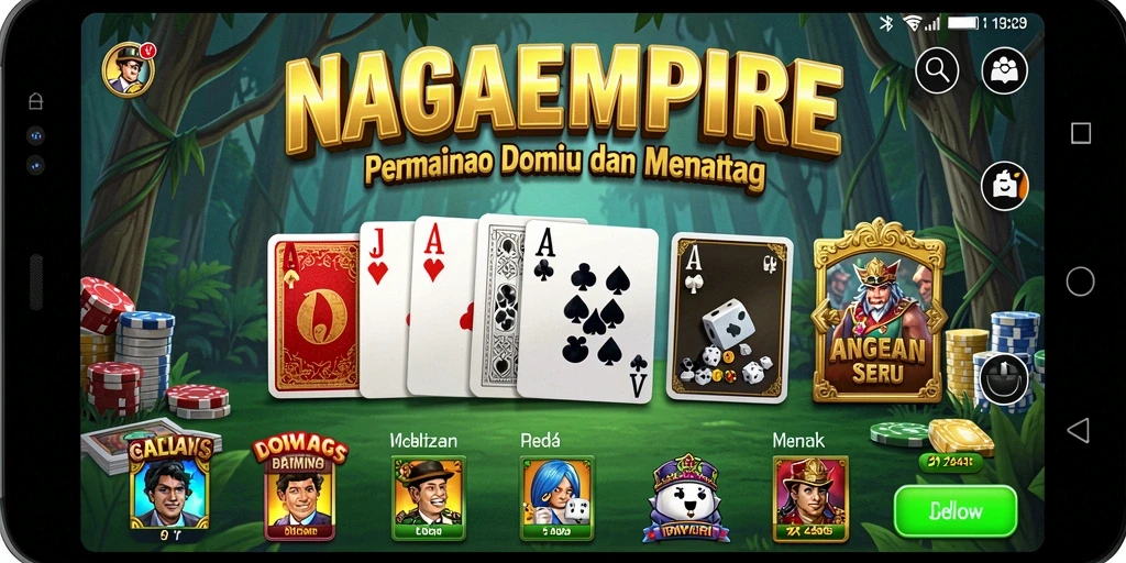 Tampilan gameplay NAGAEMPIRE yang mengasyikkan dan interaktif.