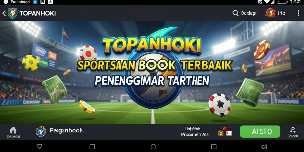 Tampilan gameplay taruhan dalam aplikasi <strong>TOPANHOKI</strong> yang menarik dan interaktif.