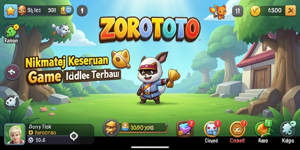 Tampilan gameplay ZOROTOTO yang seru dan menarik.
